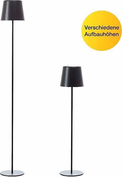 Brilliant LED Außen-Stehlampe "Kaami - mobile LED Außen Stehlampe" 1 Stk. W günstig online kaufen