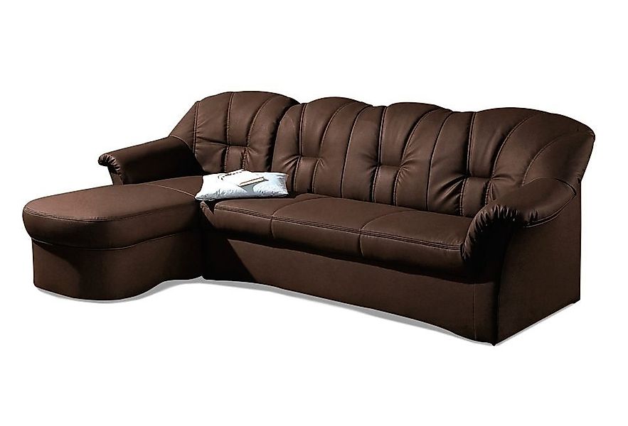 DOMO collection Ecksofa Papenburg, zeitlose Rückensteppung, günstig online kaufen