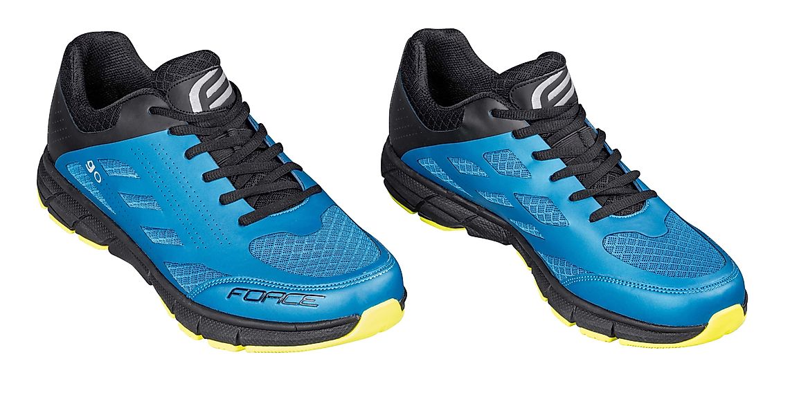 FORCE FORCE Fahrradschuhe GO blau-fluo %%% günstig online kaufen
