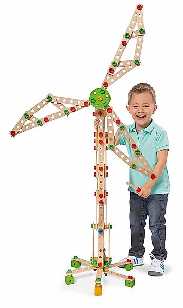 Eichhorn Constructor Windrad 300tlg. Konstruktionsspielsteine, (300 günstig online kaufen