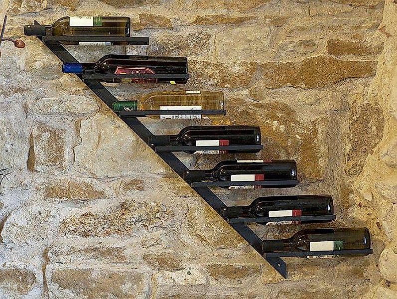DanDiBo Weinregal Metall Schwarz Diagon 100 günstig online kaufen