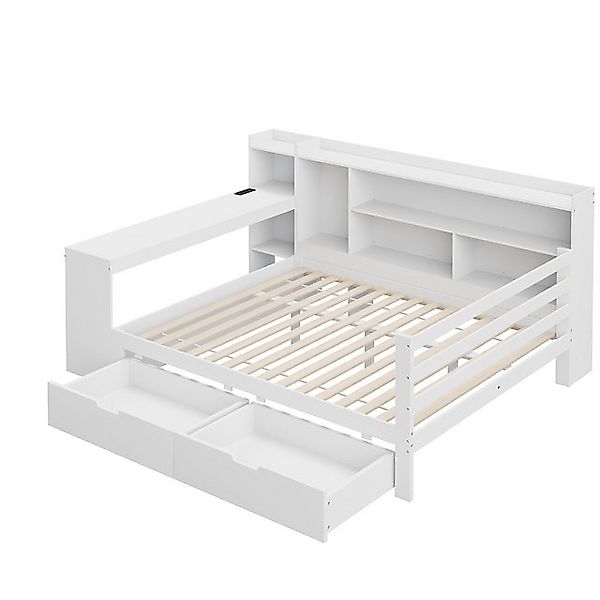 Gotagee Schlafsofa Kinderbett Holzbett 140x200cm Einzelbett Multifunktional günstig online kaufen