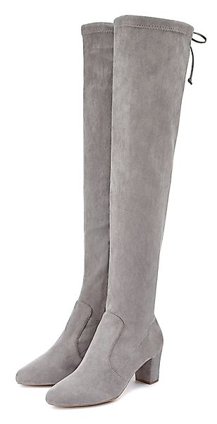 LASCANA Overkneestiefel Slouchy Boots,Langschaft Stiefel,Schlupf-Boot, weic günstig online kaufen