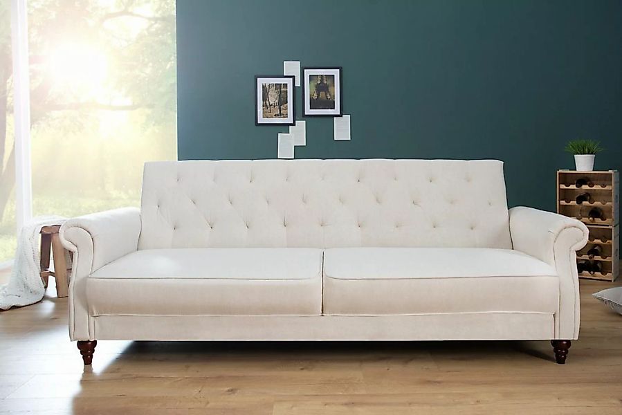 riess-ambiente Schlafsofa MAISON BELLE AFFAIRE 220cm natur braun, Einzelart günstig online kaufen