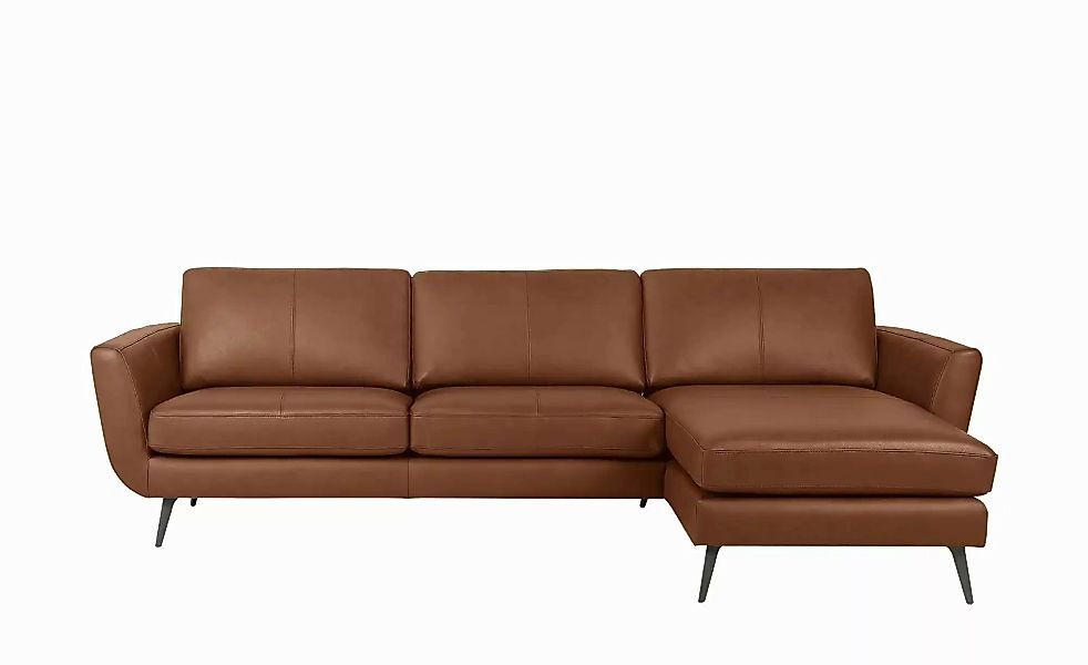 SOHO Ecksofa  Smile Day Leder ¦ braun ¦ Maße (cm): B: 274 H: 85 T: 156.0 Po günstig online kaufen