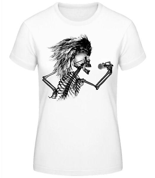 Singendes Skelett · Frauen Basic T-Shirt günstig online kaufen