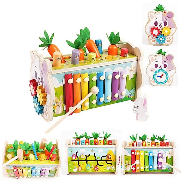 CLTYQ Motorikwürfel Montessori Spielzeug ab 1 Jahr, 7 in1 Kinderspielzeug H günstig online kaufen