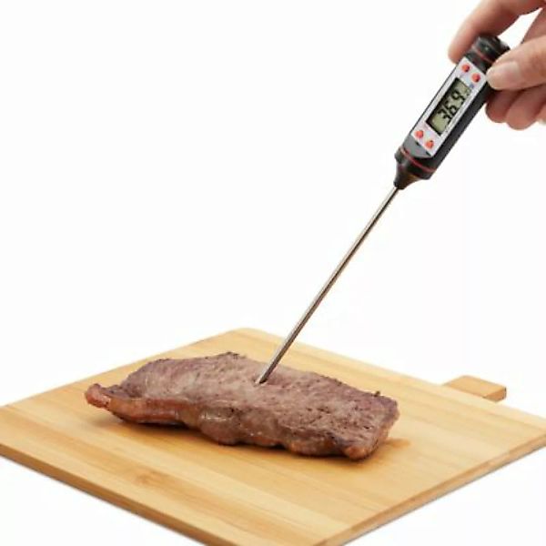 relaxdays Küchenthermometer digital silber günstig online kaufen