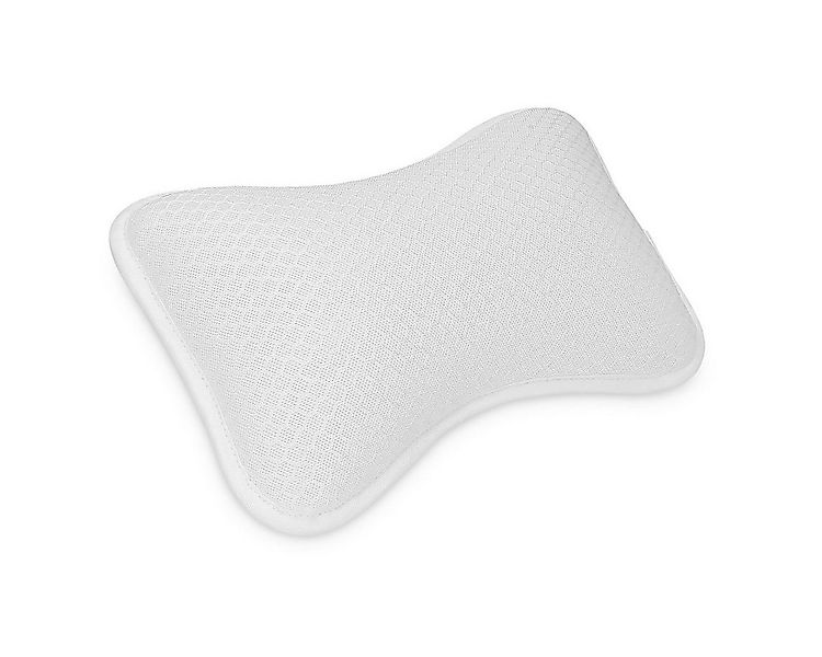 Navaris Kopfkissen Kleines Badewannenkissen aus Mesh - Anti-Rutsch-Kopfkiss günstig online kaufen
