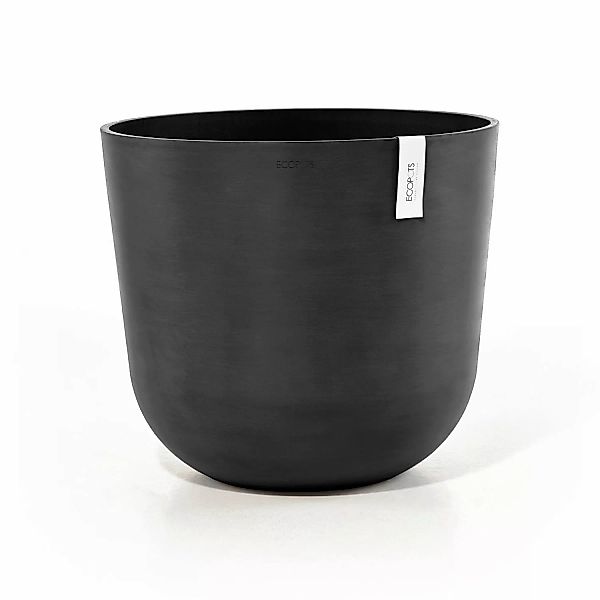 ECOPOTS Blumentopf "Oslo 55 + Wassersystem Dunkelgrau", für innen und außen günstig online kaufen