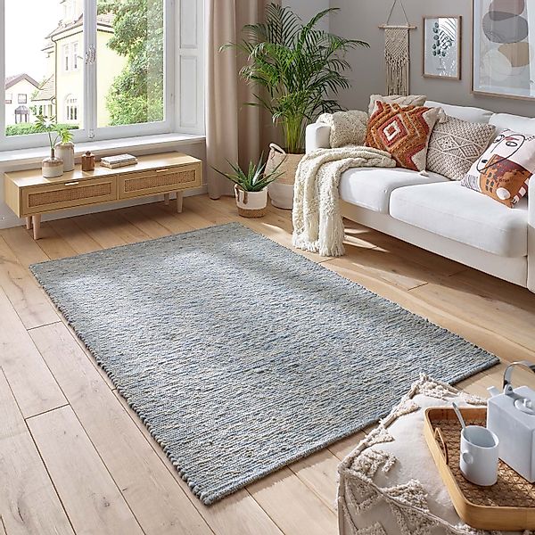 TaraCarpet Wollteppich TaraCarpet Elmstein handgewebter Schurwollteppich günstig online kaufen