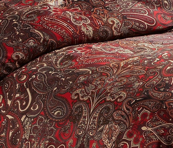 BETTWAESCHE-MIT-STIL Bettwäsche Mako Satin Paisley Bettwäsche günstig online kaufen