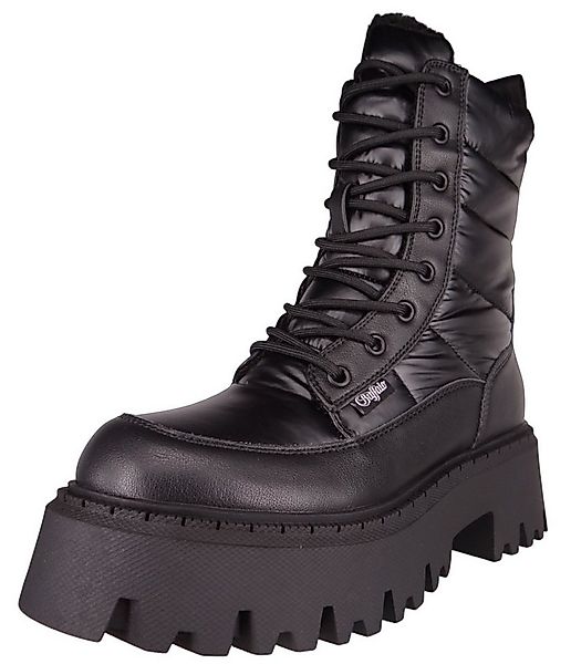 Buffalo 1622597 Aspen Laceup Quilt Black Stiefelette günstig online kaufen
