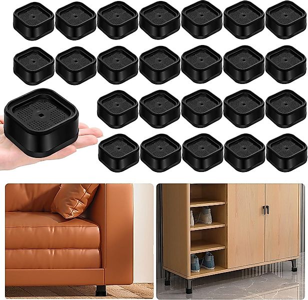 Kaket Erhöhungs-Set Möbelerhöher Stapelbare Möbelerhöhungen, Verstellbare B günstig online kaufen