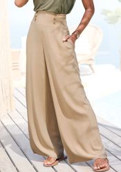 LASCANA Palazzohose mit Taschen, Sommerhose, Wide-Leg günstig online kaufen