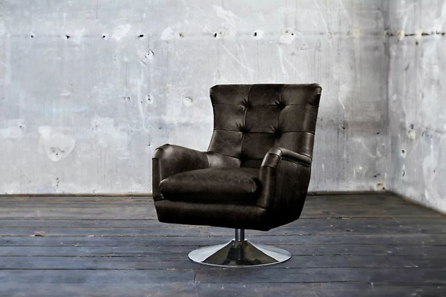 KAWOLA Sessel Relexa Leder schwarz B/H/T: 69x77x95cm günstig online kaufen