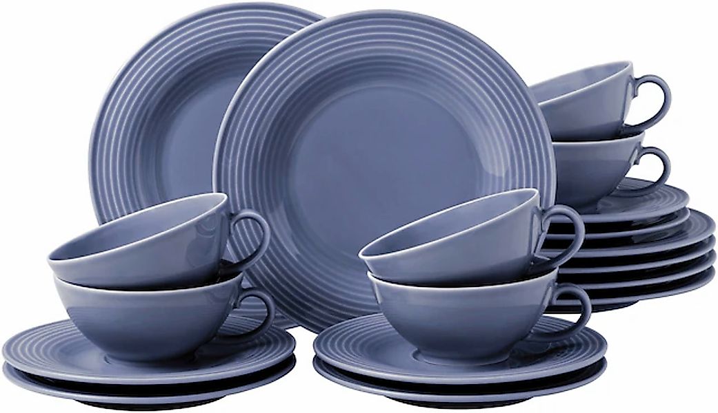 Seltmann Weiden Teeservice »Geschirr-Set, 18 Teile, Beat, klein« Tassen, Un günstig online kaufen
