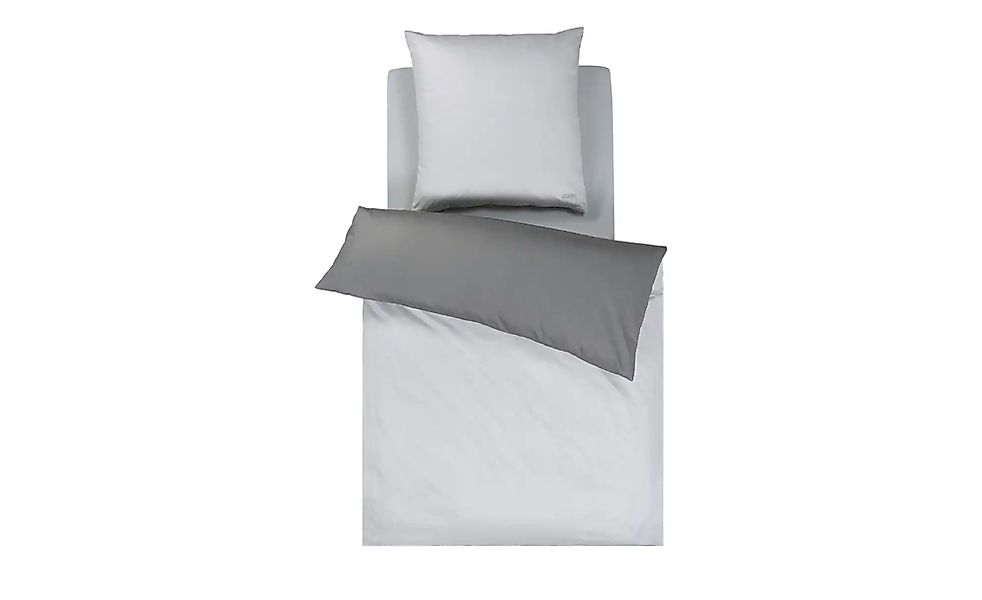JOOP! Mako-Satin Wendebettwäsche  Pattern ¦ grau ¦ Maße (cm): B: 135 Bettwa günstig online kaufen