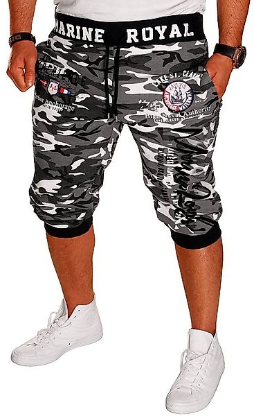 Jaylvis Bermudas Herren Short 3/4 Hose Kurze Jogginghose Sport Marine Royal günstig online kaufen