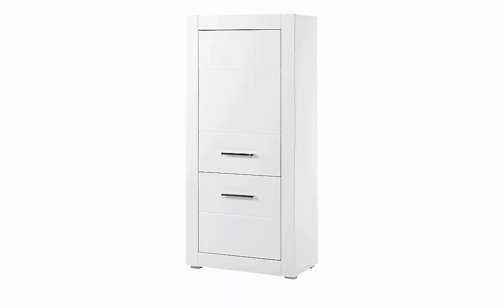 Highboard  Bristol ¦ weiß ¦ Maße (cm): B: 65 H: 142 T: 35.0 Kommoden & Side günstig online kaufen