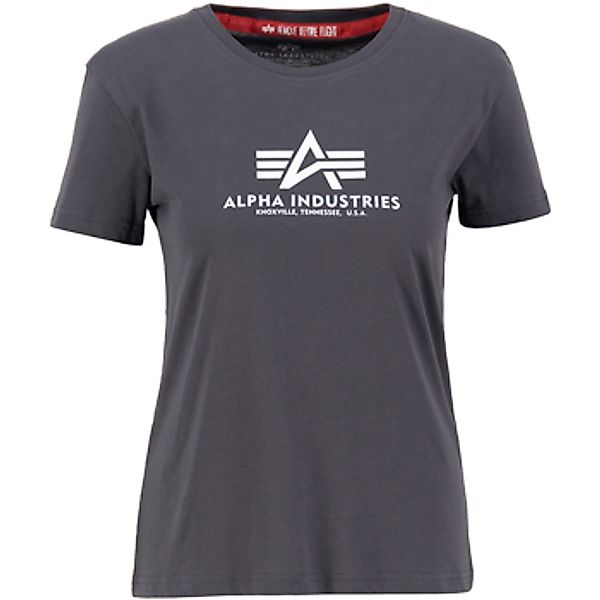 Alpha Industries  T-Shirts & Poloshirts New Basic T Women - vintage grey günstig online kaufen