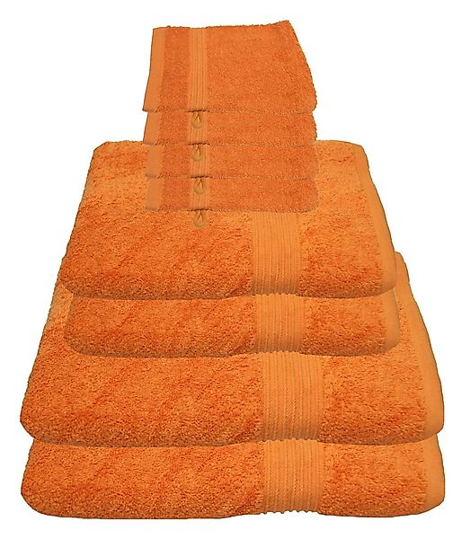 Julie Julsen Handtücher 8-Handtücher-Orange, Baumwolle (8-St) günstig online kaufen