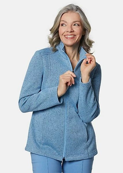 GOLDNER Fleecejacke Kurzgröße: Kuschelweiche Strickfleece-Jacke günstig online kaufen