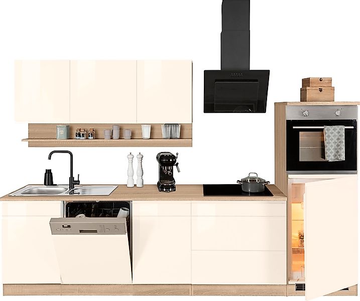 KOCHSTATION Küchenzeile "KS-Virginia" Breite 300 cm, ohne E-Geräte günstig online kaufen