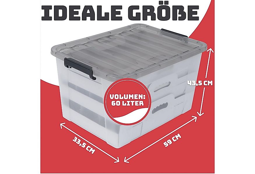 Stackmeister Aufbewahrungsbox Aufbewahrungsbox Mit Deckel Für Weihnachtsdek günstig online kaufen