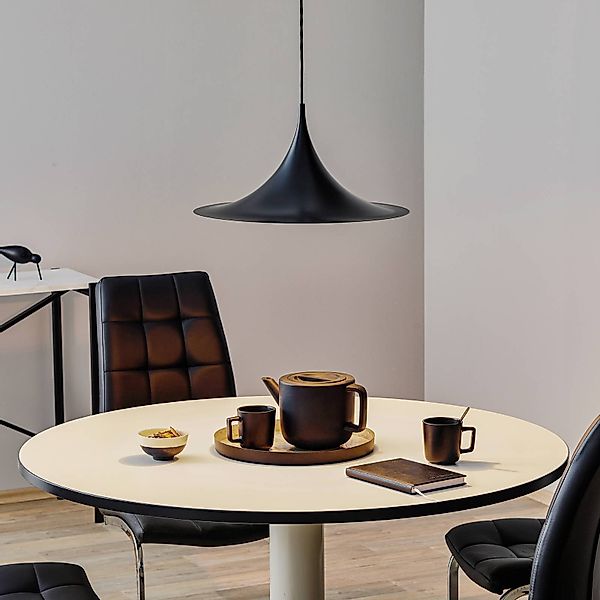 GUBI Hängeleuchte Semi, Ø 47 cm, anthrazit günstig online kaufen
