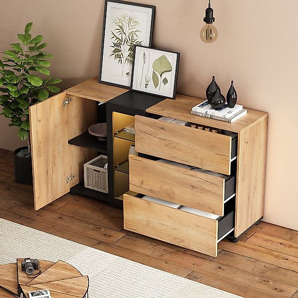 HAUSS SPOLE Sideboard mit 3 Schubladen, günstig online kaufen