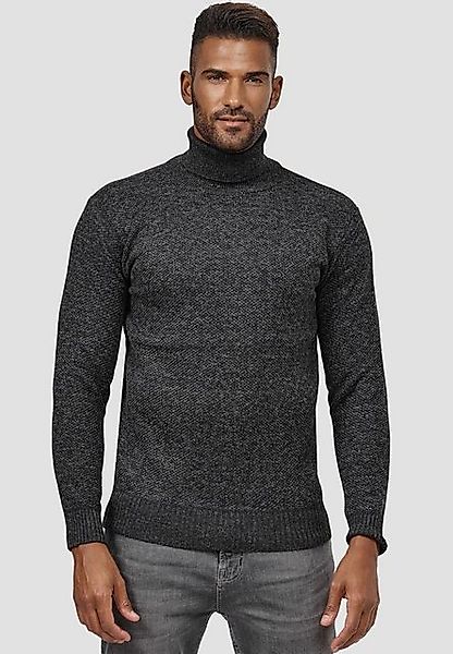 Max Men Strickpullover Rollkragen Basic Longsleeve Design Strick (1-tlg) BG günstig online kaufen