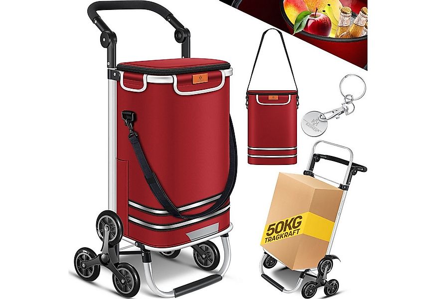 KESSER Einkaufstrolley, Einkaufstrolley mit Kühlfach ideal für Stufen belas günstig online kaufen