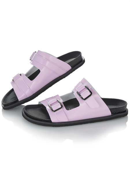 MIALUSSO Sandale Pantolette in Lack-Optik günstig online kaufen