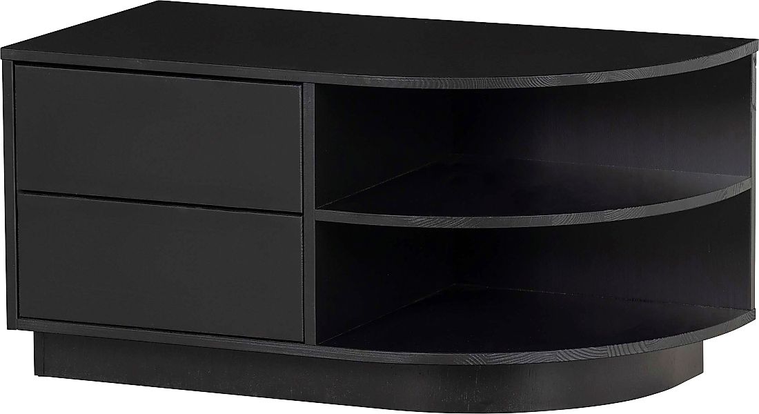 WOOOD Lowboard »Finca, Kommode mit abgerundeten Abschlussregal« mit moderne günstig online kaufen