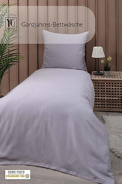 YENGAS Bettwäsche mit Reißverschluss, 100% Baumwolle, günstig online kaufen