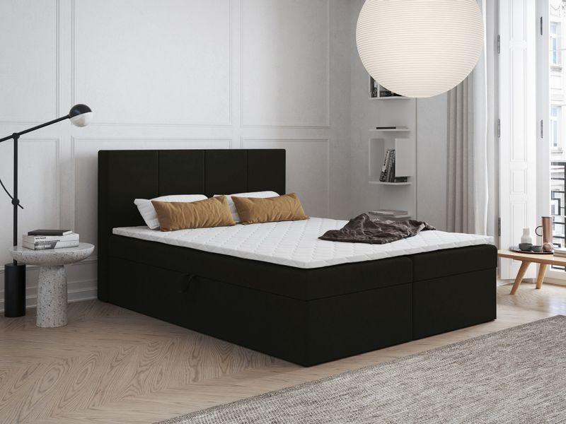 Godre Boxspringbett mit Bettkasten FARO 140x200 günstig online kaufen