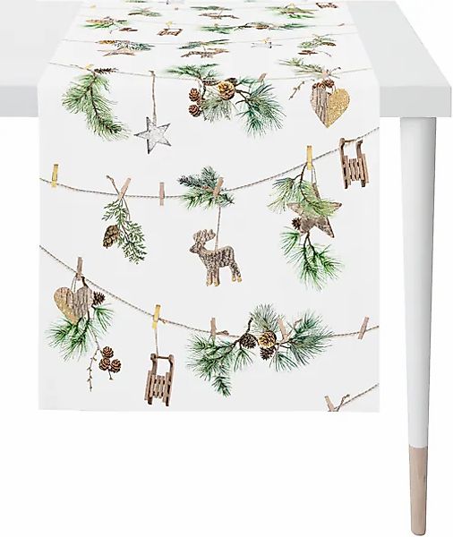 APELT Tischläufer »9532 WINTERWELT, Weihnachtsdeko, Weihnachten«, (1 St.), günstig online kaufen