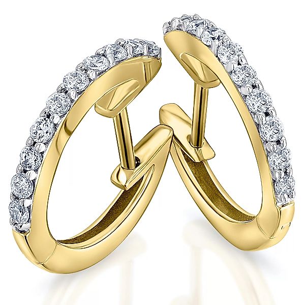 ONE ELEMENT Paar Creolen "0,30 ct Diamant Brillant Ohrringe Creolen aus 585 günstig online kaufen