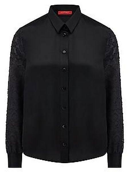 Hemdbluse Seide Laura Biagiotti Roma schwarz günstig online kaufen