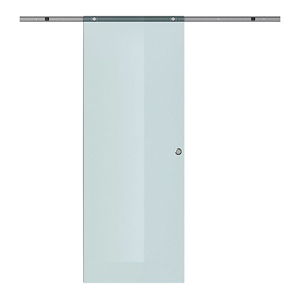 HOMCOM Glasschiebetür Schiebetür  Glastür für Zimmertür, Mattglas, 775/900/ günstig online kaufen