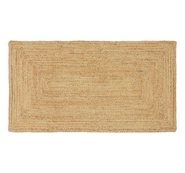 vidaXL Teppich Bereichsteppich Beige 100 x 200 cm Jute günstig online kaufen