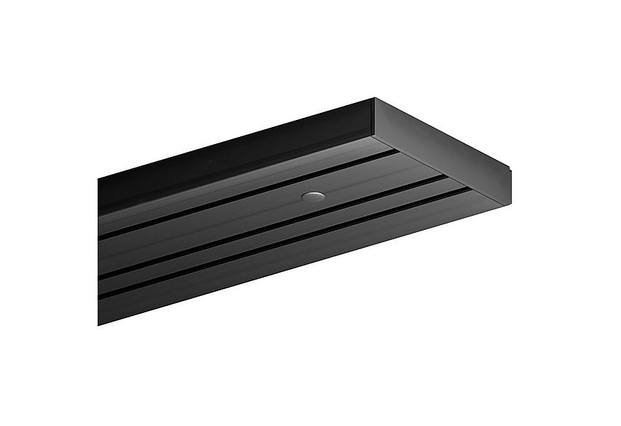 Bestlivings Gardinenschiene schwarz, 90-480 cm, Komplettset inkl. Montagezu günstig online kaufen