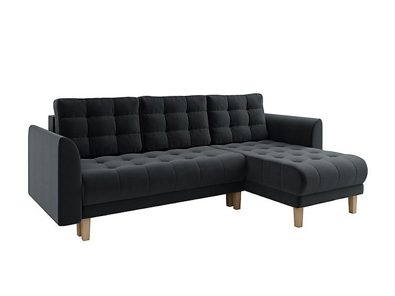 Beautysofa Ecksofa Moderne, elegante, stilvolle skandinavische Ecke SANDI, günstig online kaufen