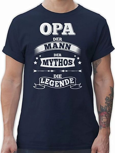 Shirtracer T-Shirt Opa die Legende Opa Geschenke günstig online kaufen