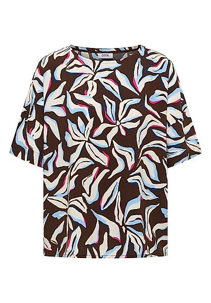 CECIL Kurzarmbluse Roundneck Printblouse günstig online kaufen