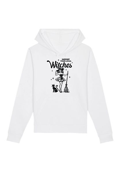 F4NT4STIC Kapuzenpullover "Halloween Witch support your local witches", Pre günstig online kaufen