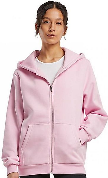 Build Your Brand Kapuzensweatjacke Damen Fluffy Zip Hoody Kapuzenjacke günstig online kaufen