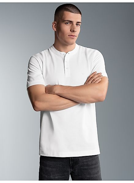Trigema Poloshirt "TRIGEMA Poloshirt mit Stehkragen" 1 Stk. tlg. günstig online kaufen