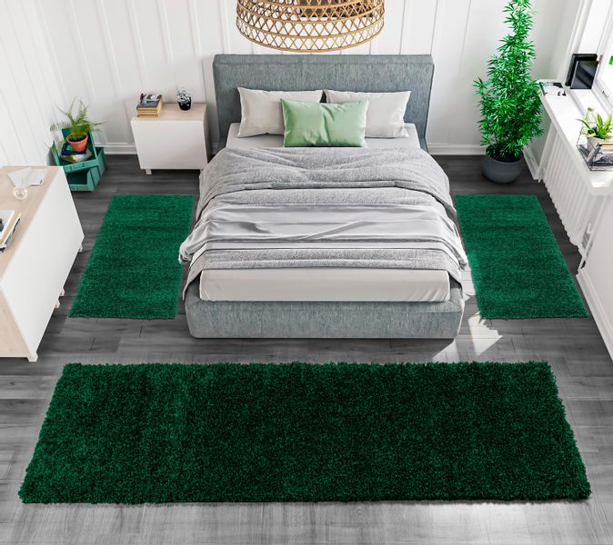 my home Bettumrandung "Shaggy 30" Höhe 30 mm 3 tlg. gewebt, 2- oder 3-teili günstig online kaufen